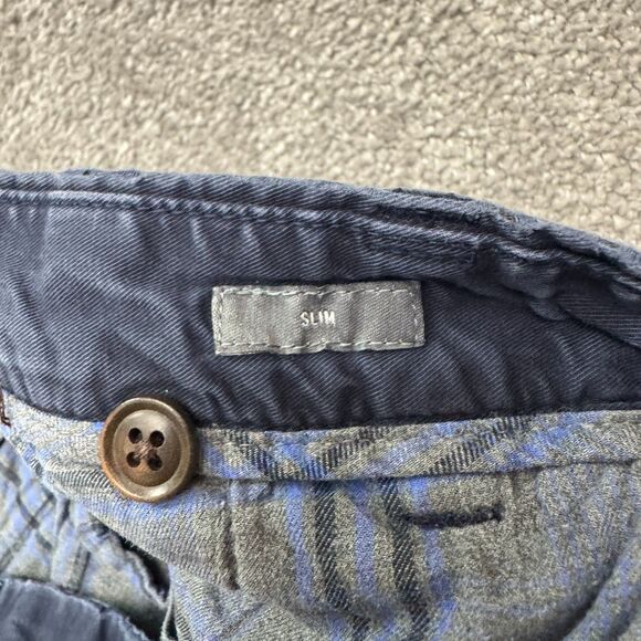 Bonobos Slim Fit Straight Leg Chino Pants Mens 33x32 Navy Blue Cotton Classic - Picture 12 of 16